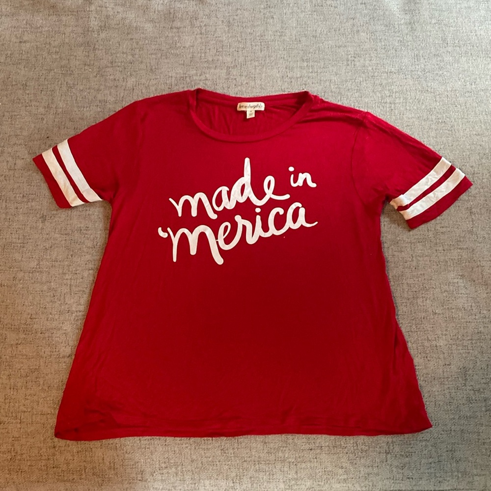 Red soft tshirt